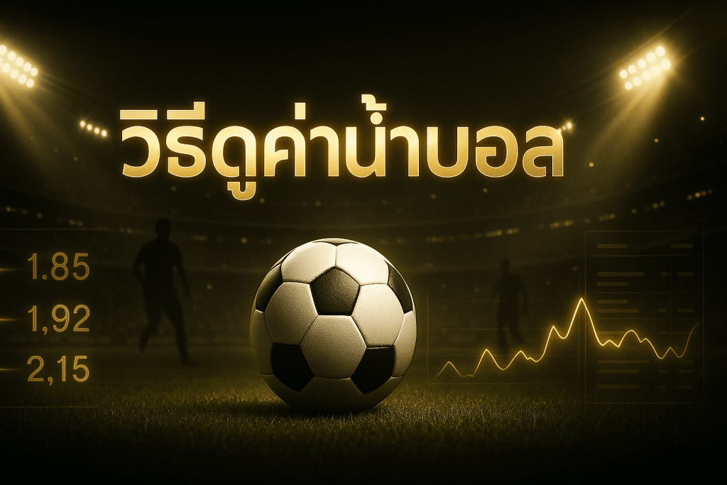 วิธีดูค่าน้ำบอล