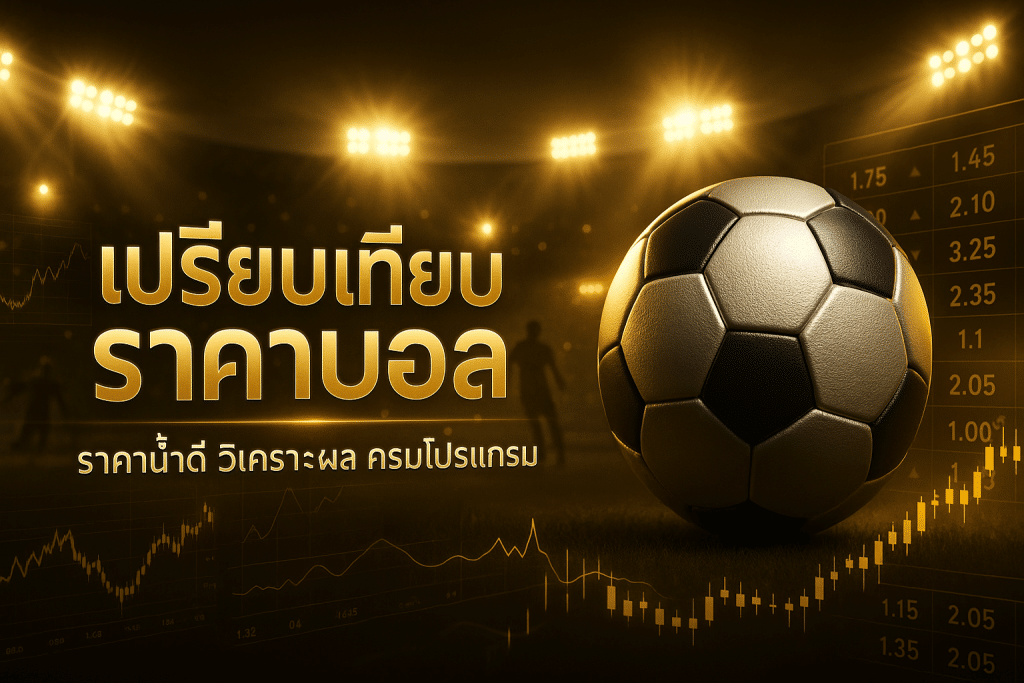 เปรียบเทียบราคาบอล