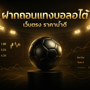 ฝากถอนแทงบอลออโต้