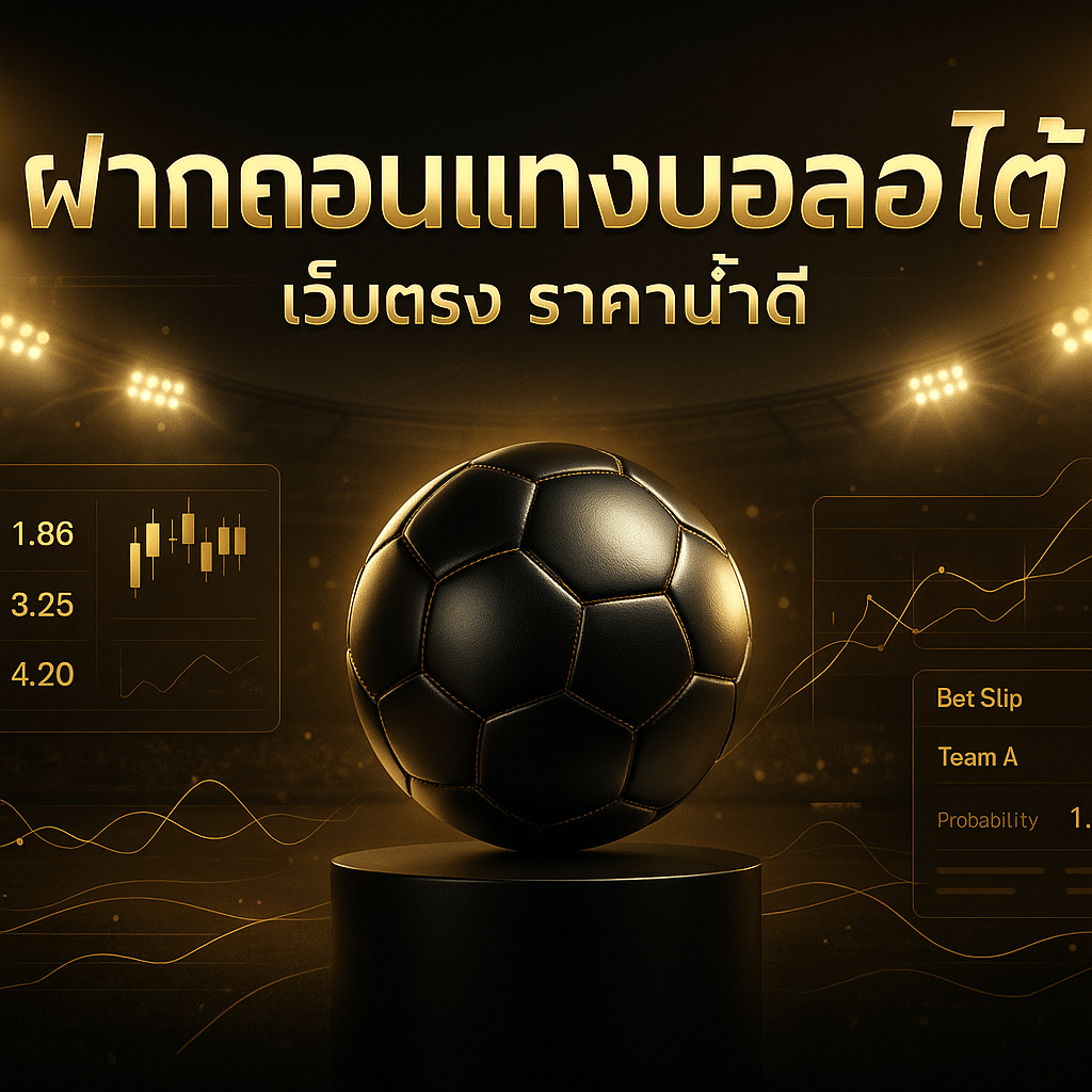 ฝากถอนแทงบอลออโต้